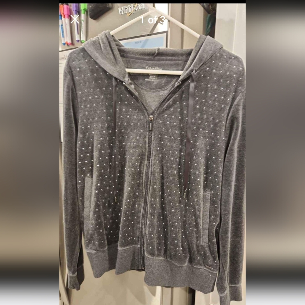 calvin klein track suit jacket